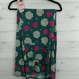 LuLaRoe XS Green & Floral Maxi